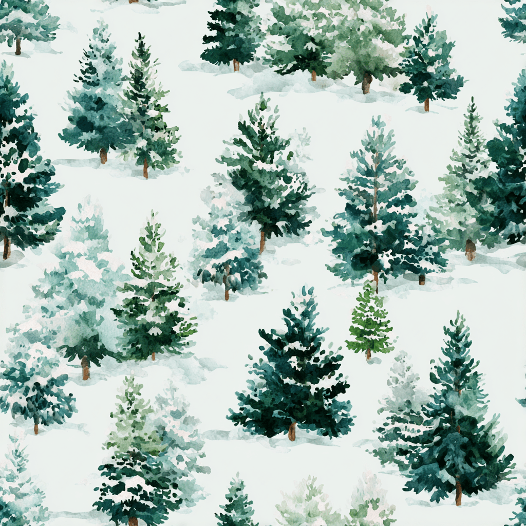 Evergreen Cheer Wallpaper - Lemon Park