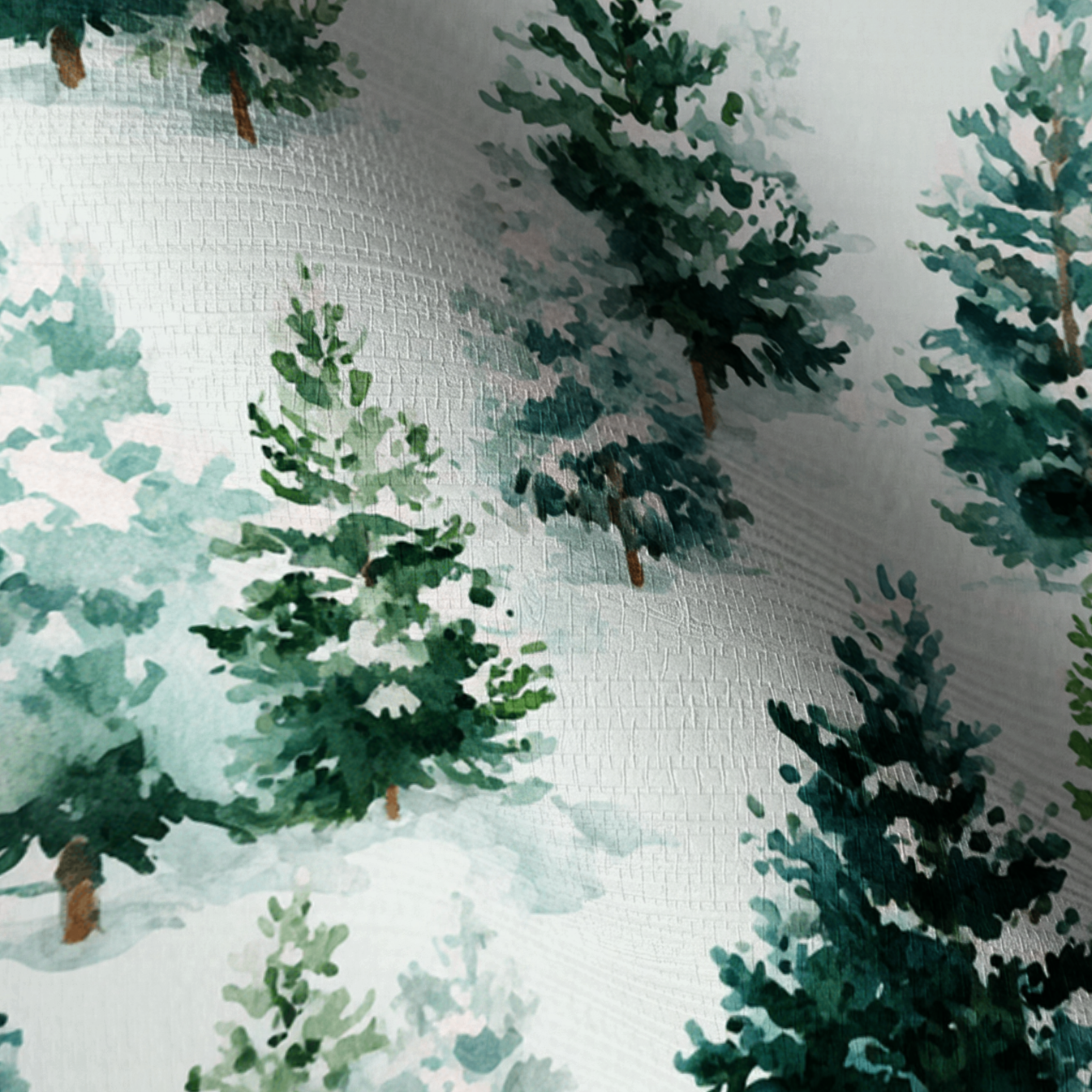 Evergreen Cheer Faux Grasscloth Wallpaper