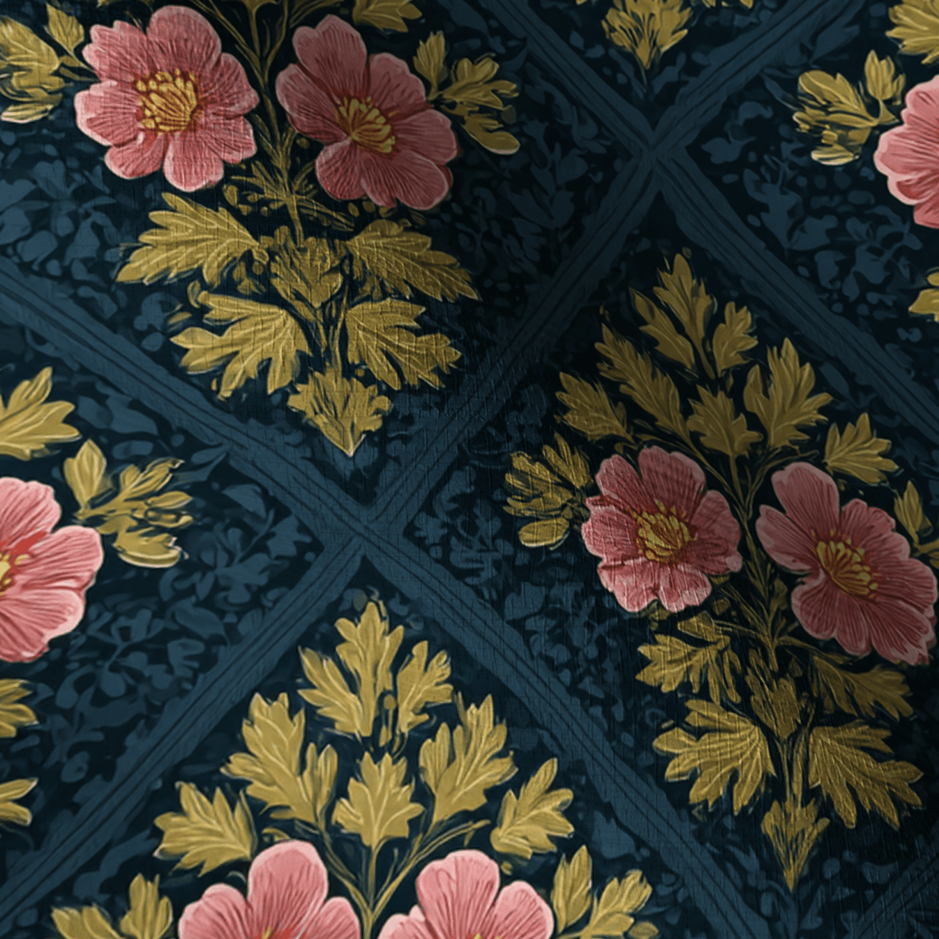 Everly House Faux Grasscloth Wallpaper - Lemon Park