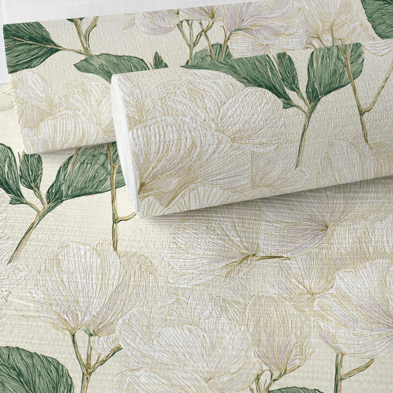 Evermore Faux Grasscloth Wallpaper - Lemon Park