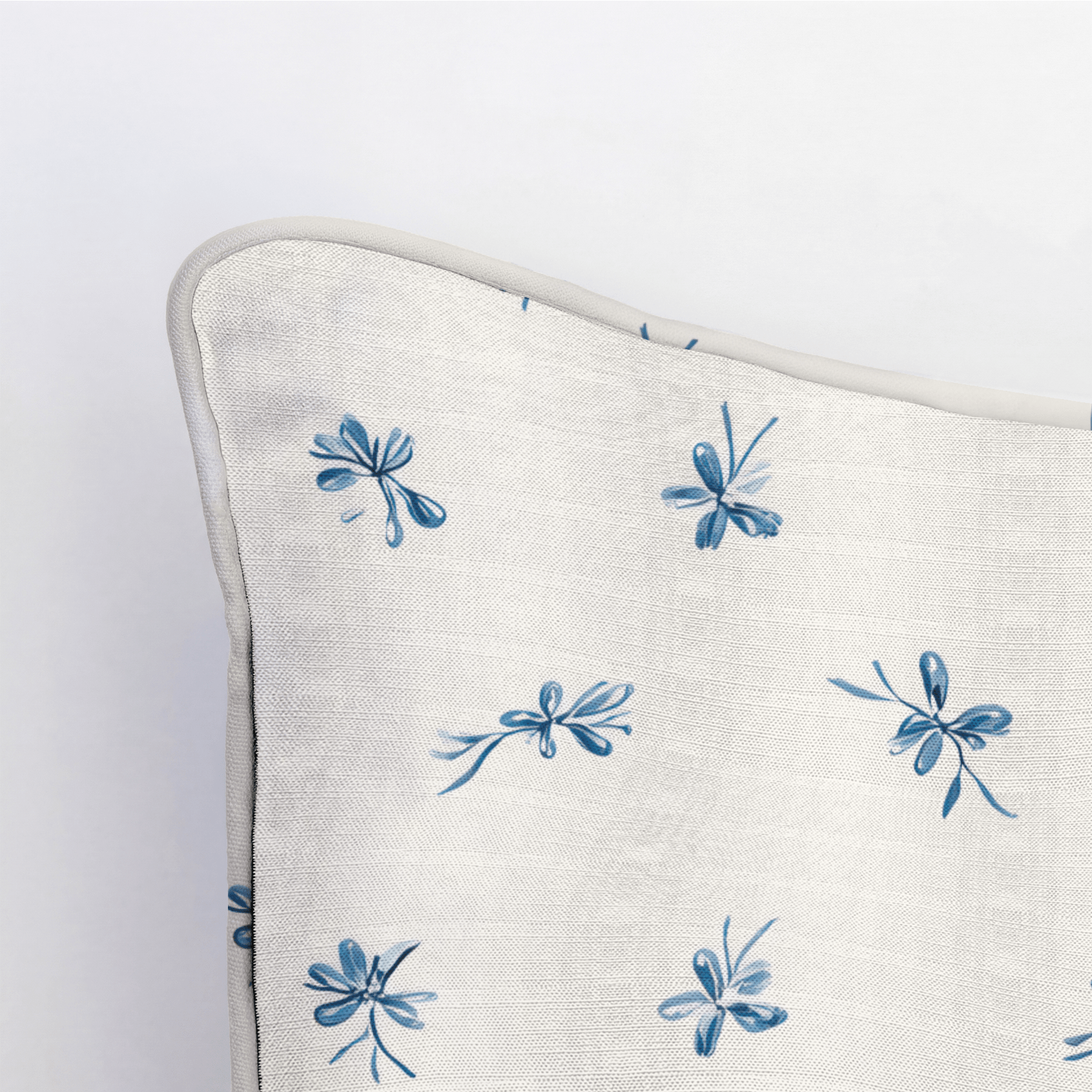 Evie Blue Throw Pillow - Lemon Park