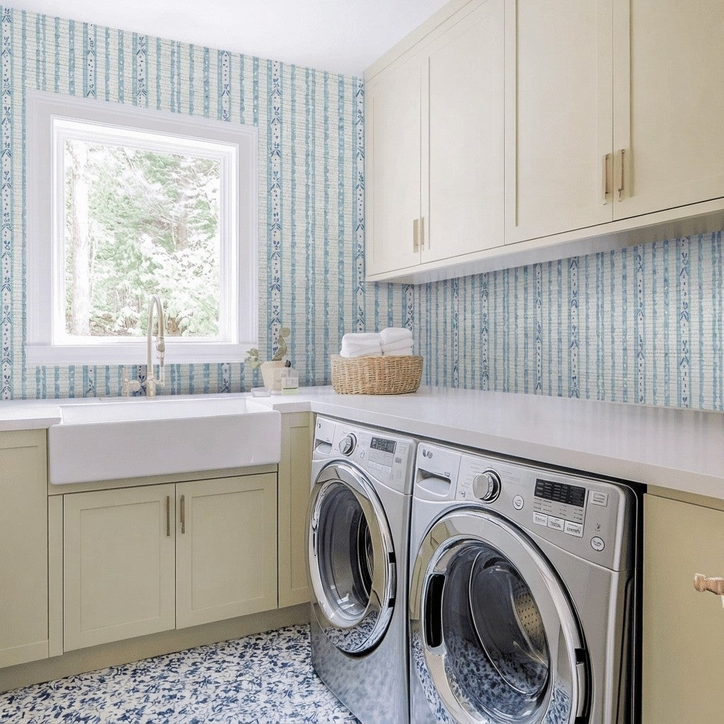 Katy Faux Grasscloth Wallpaper