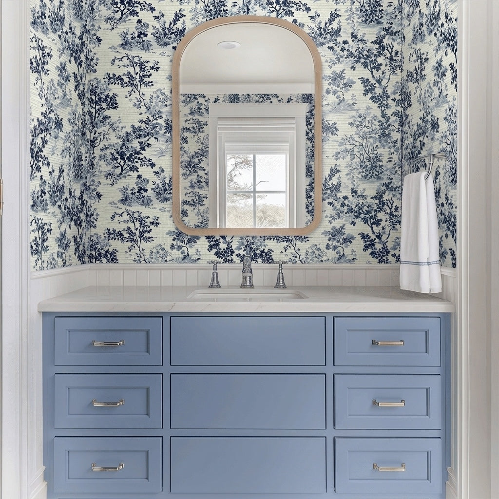Benjamin Faux Grasscloth Wallpaper