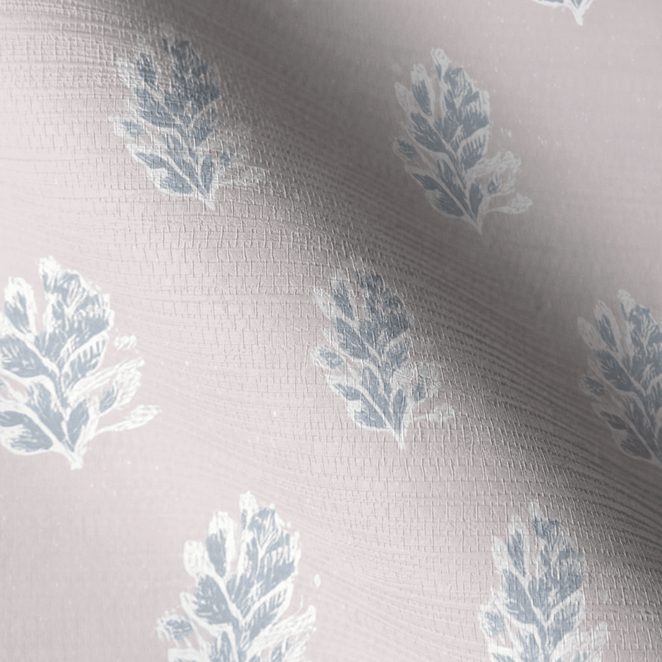 Faded Lilacs Faux Grasscloth Wallpaper - Lemon Park