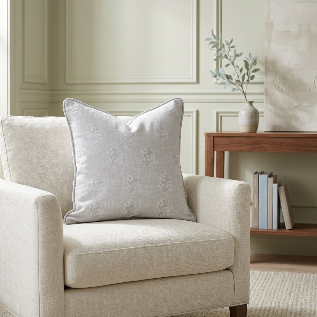 Faded Lilacs Throw Pillow - Lemon Park