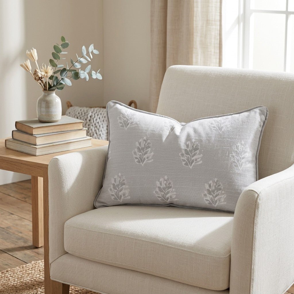 Faded Lilacs Throw Pillow - Lemon Park