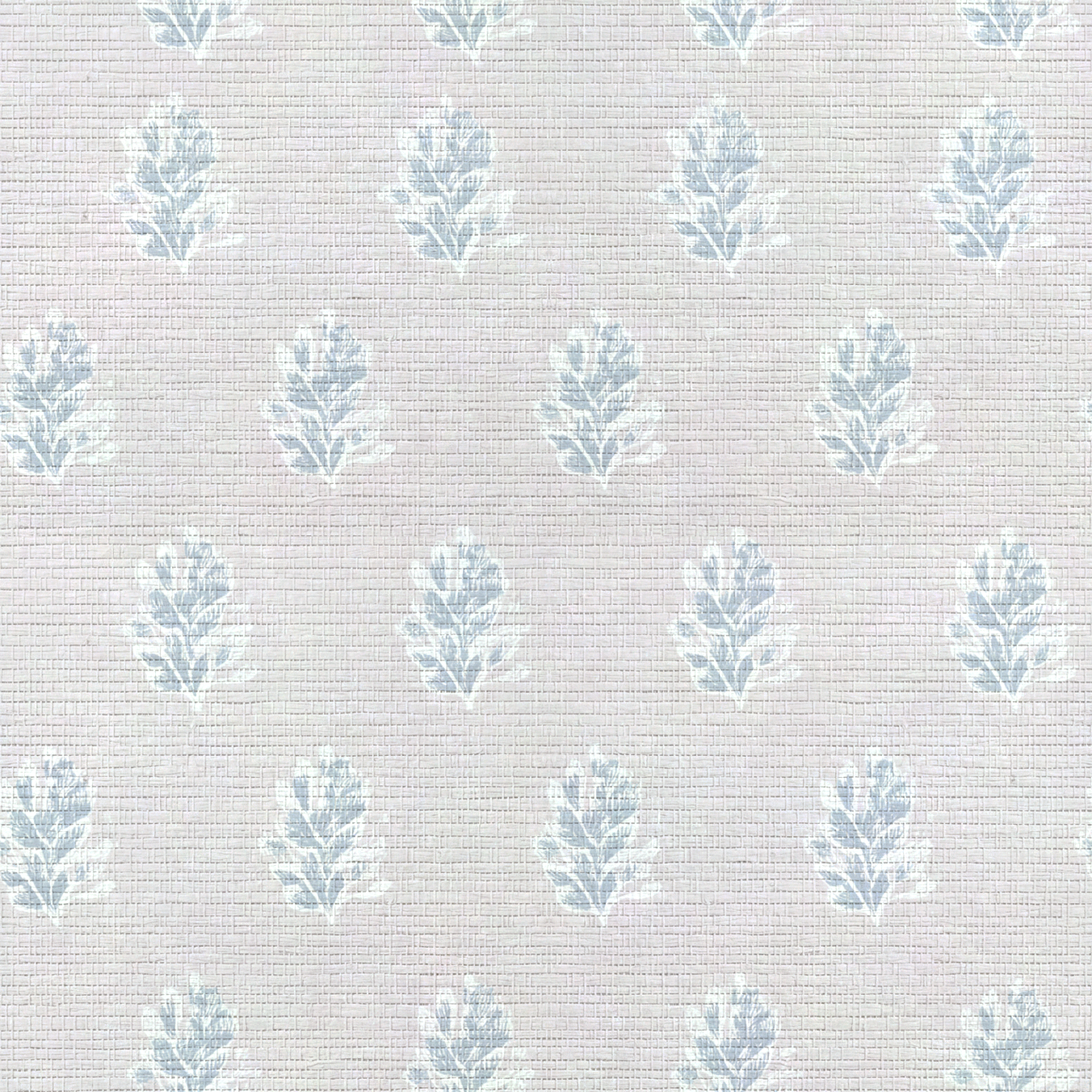 Faded Lilacs Faux Grasscloth Wallpaper