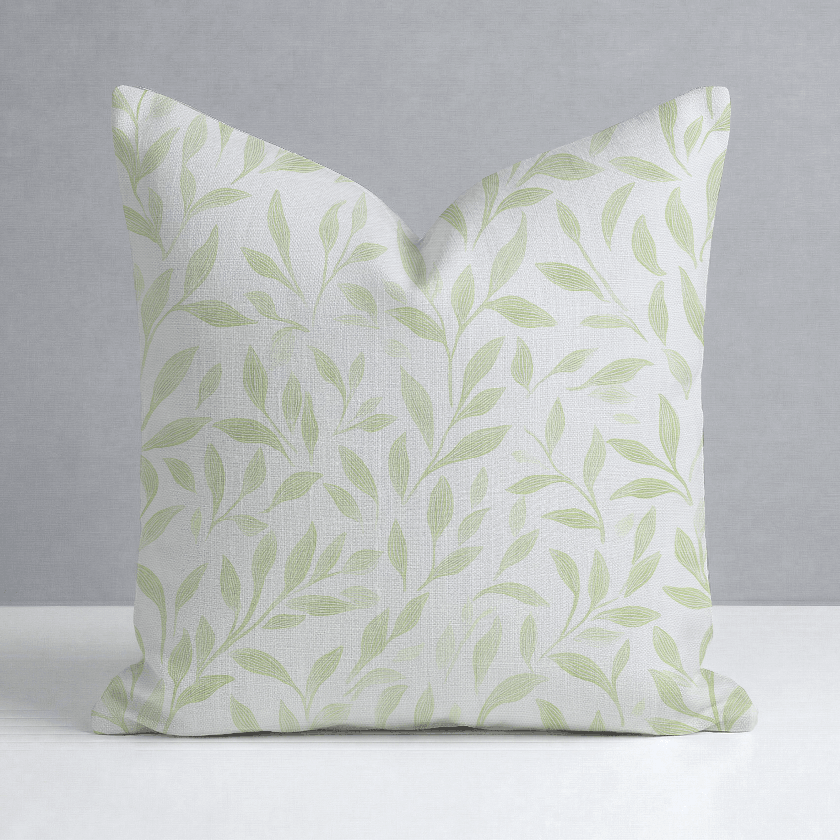 Fall Green Throw Pillow - Lemon Park