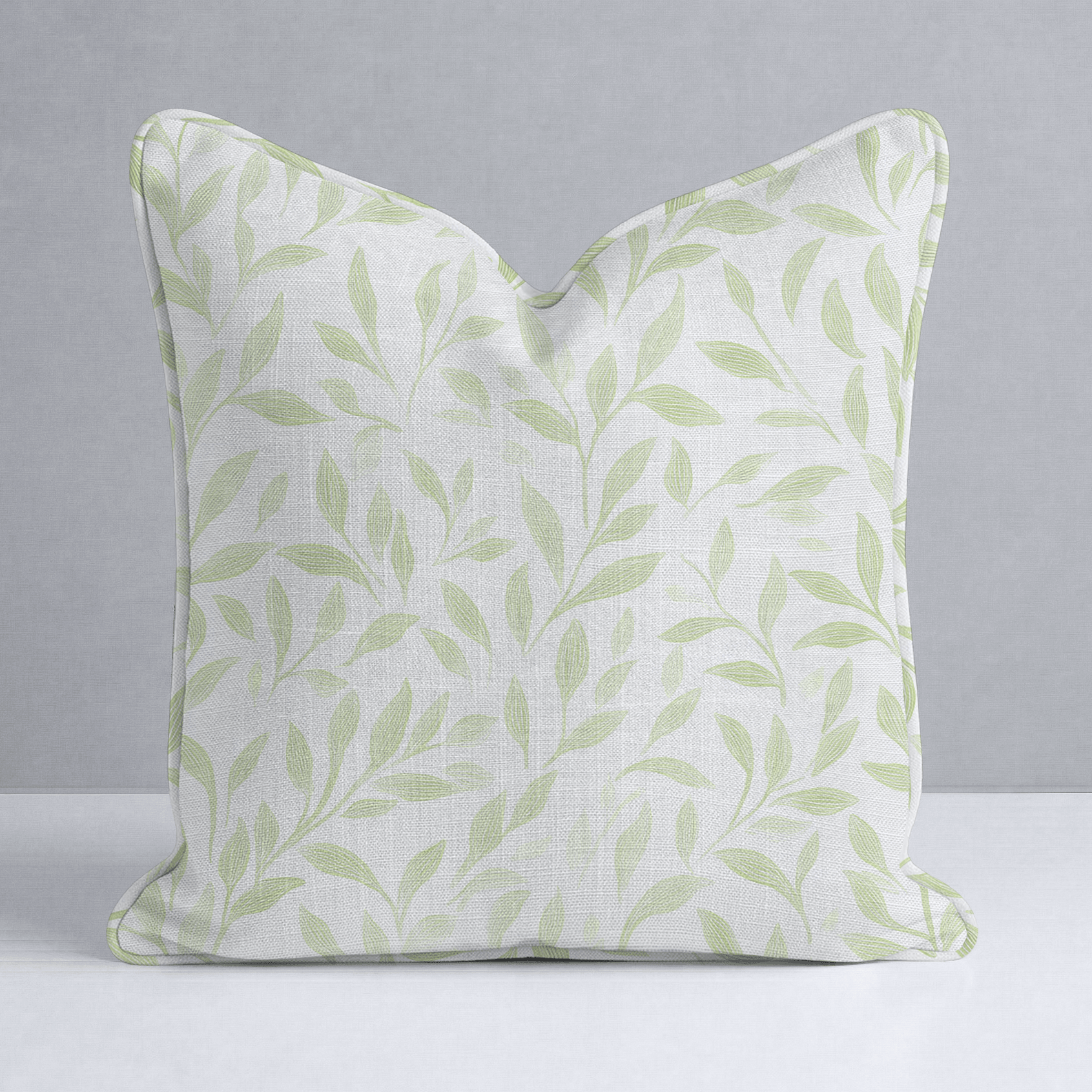 Fall Green Throw Pillow - Lemon Park