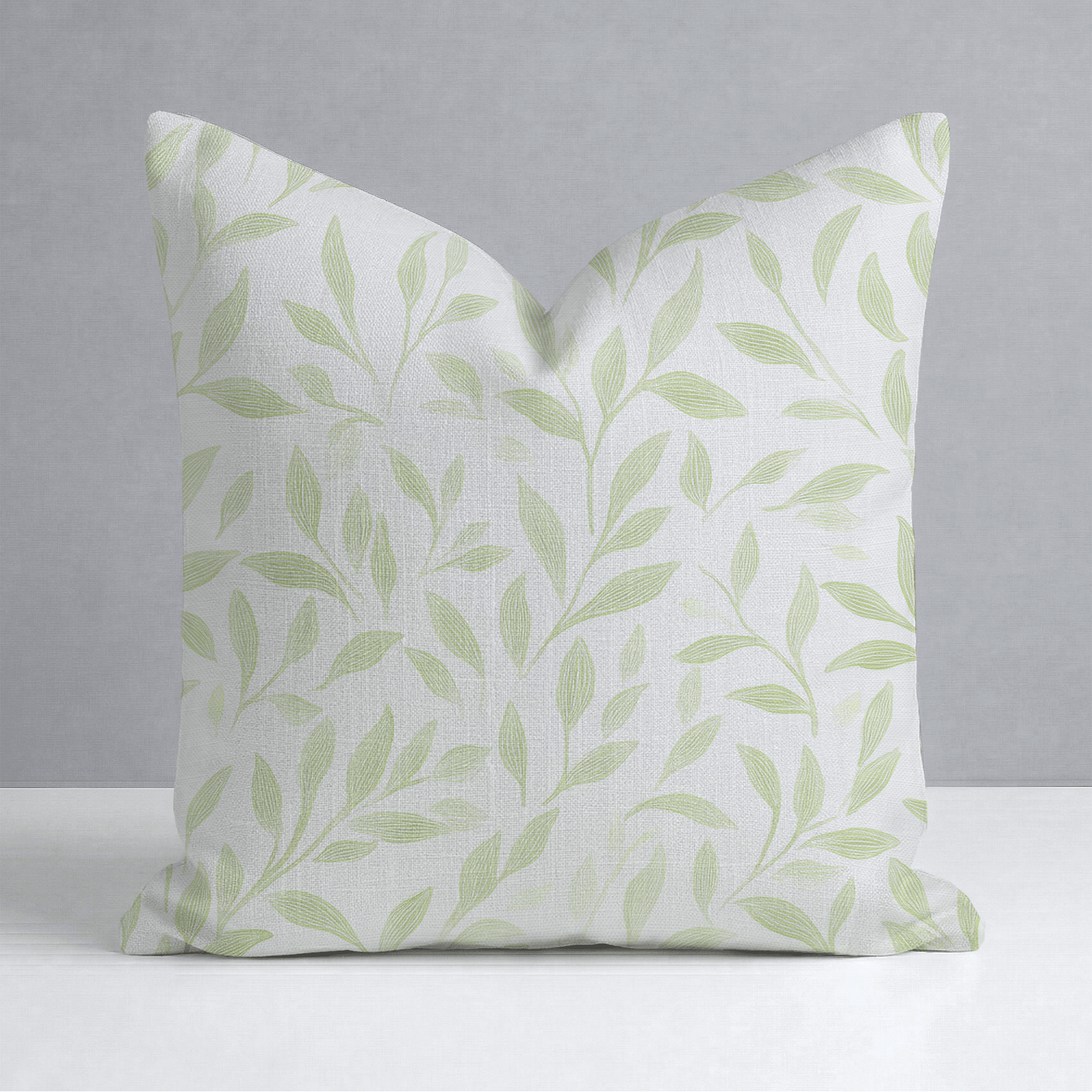 Fall Green Throw Pillow - Lemon Park