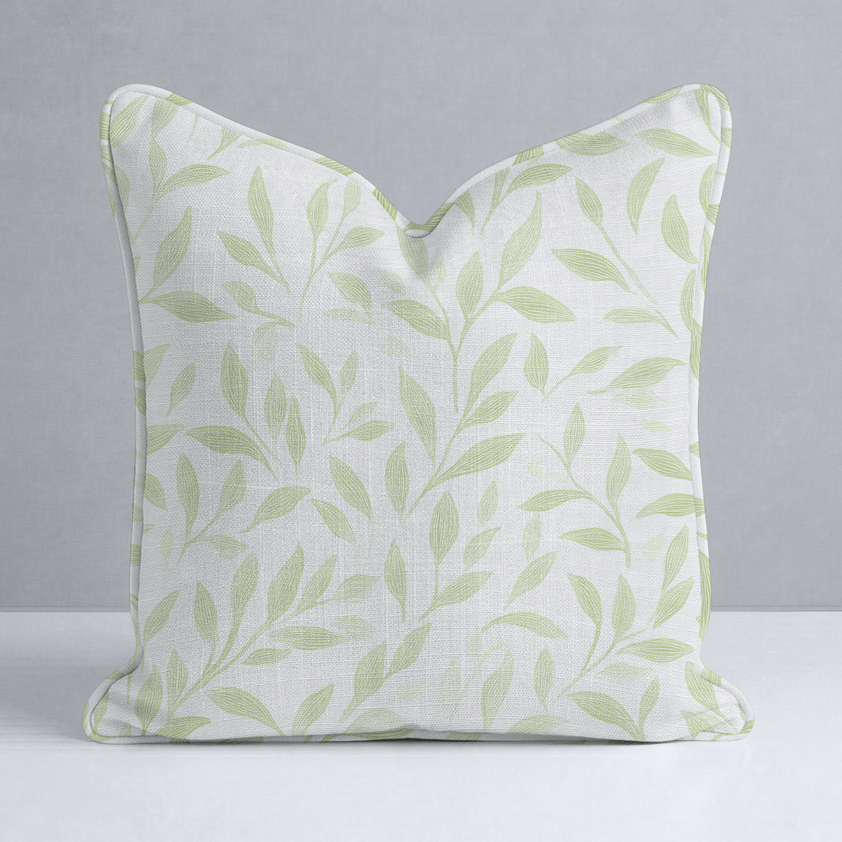 Fall Green Throw Pillow - Lemon Park