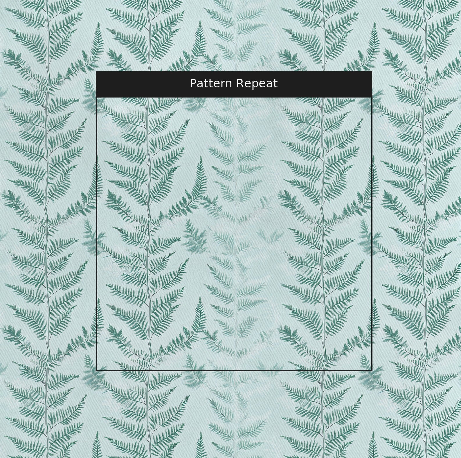 Fancy Ferns - Fabric - Lemon Park