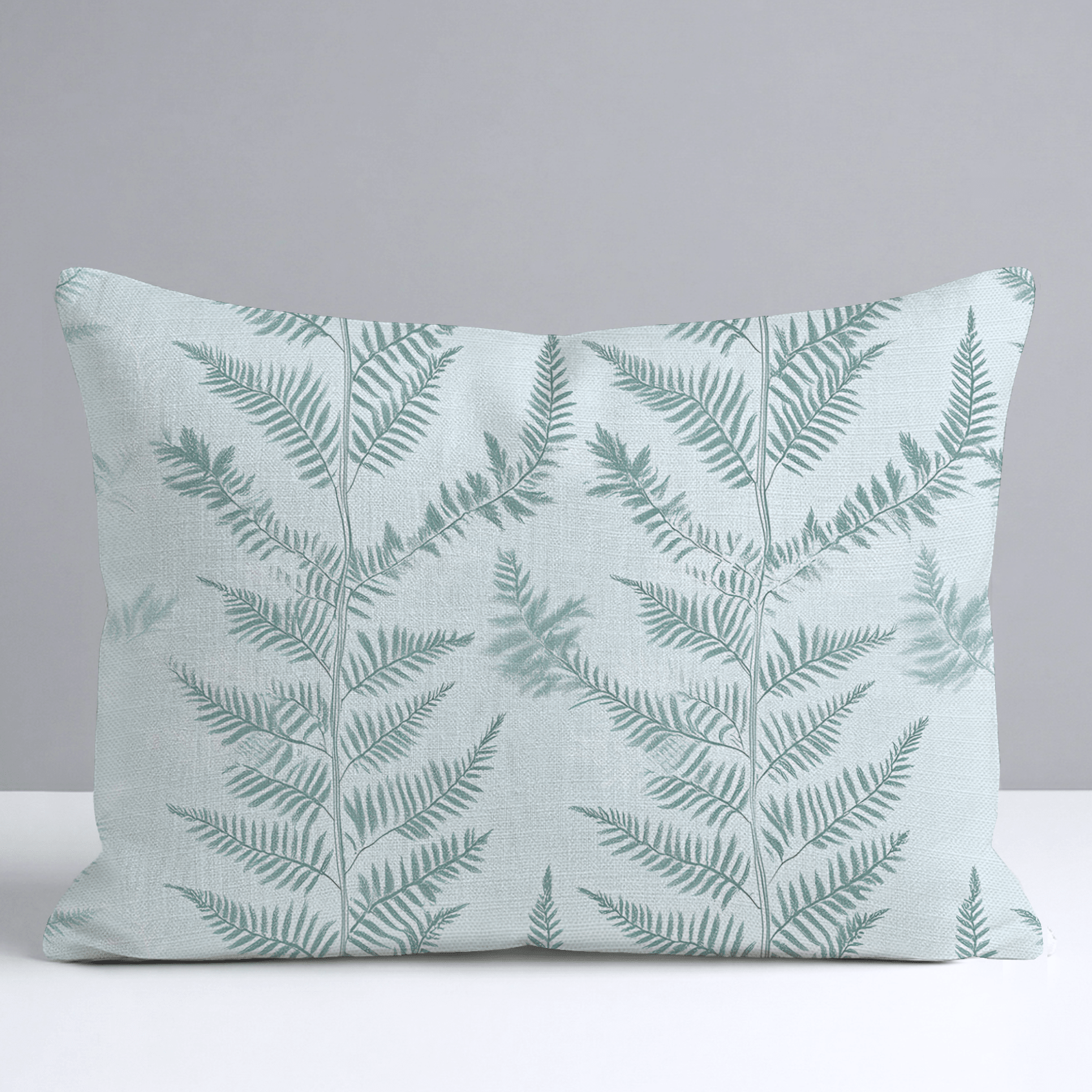 Fancy Ferns Throw Pillow - Lemon Park