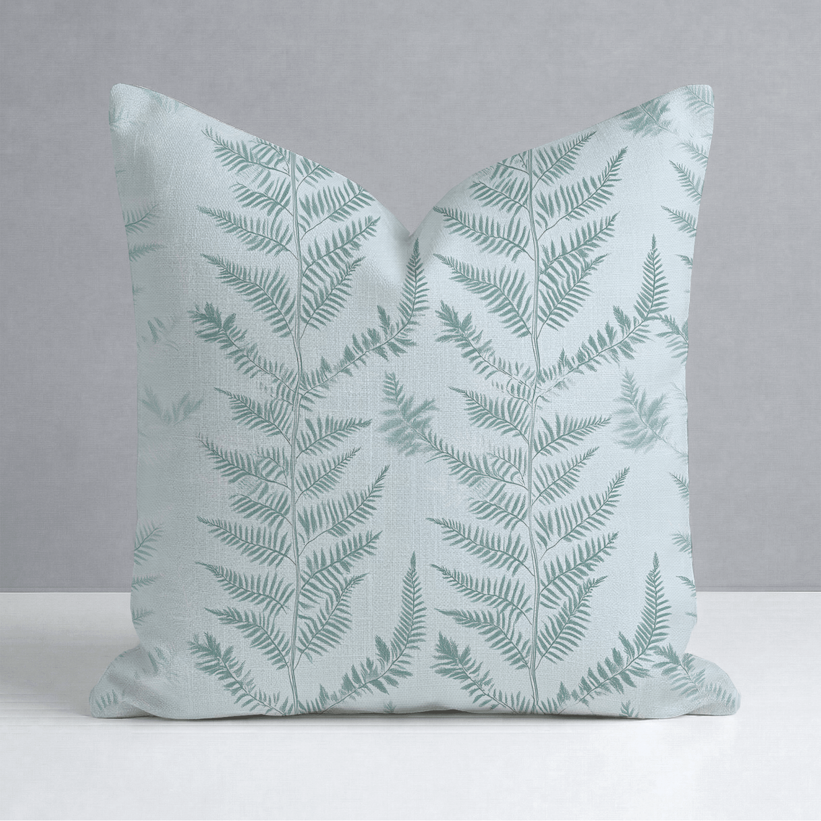 Fancy Ferns Throw Pillow - Lemon Park