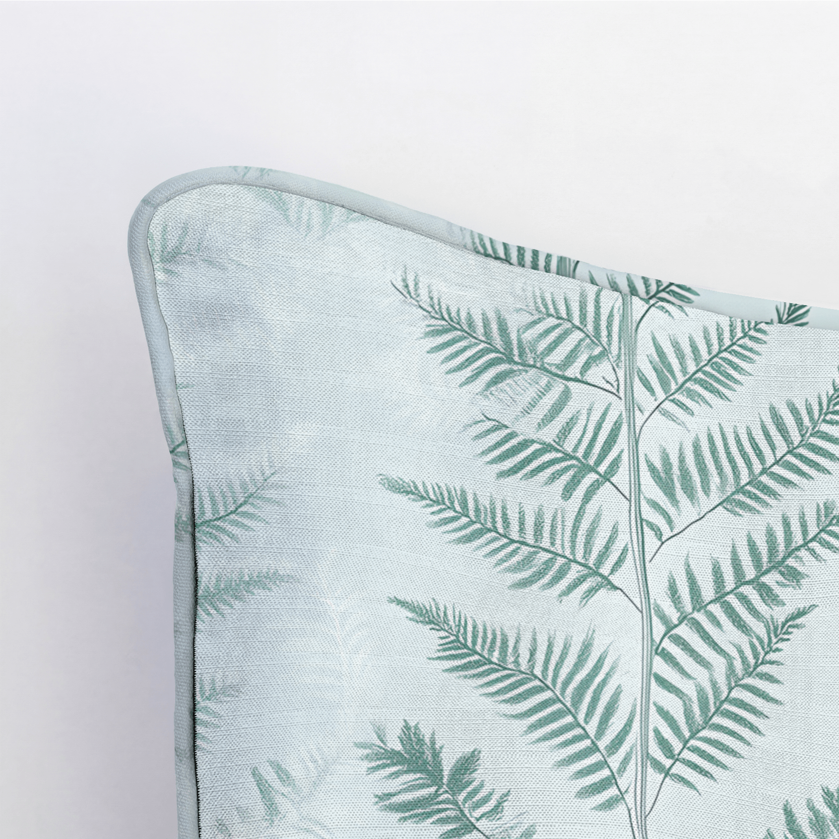 Fancy Ferns Throw Pillow - Lemon Park