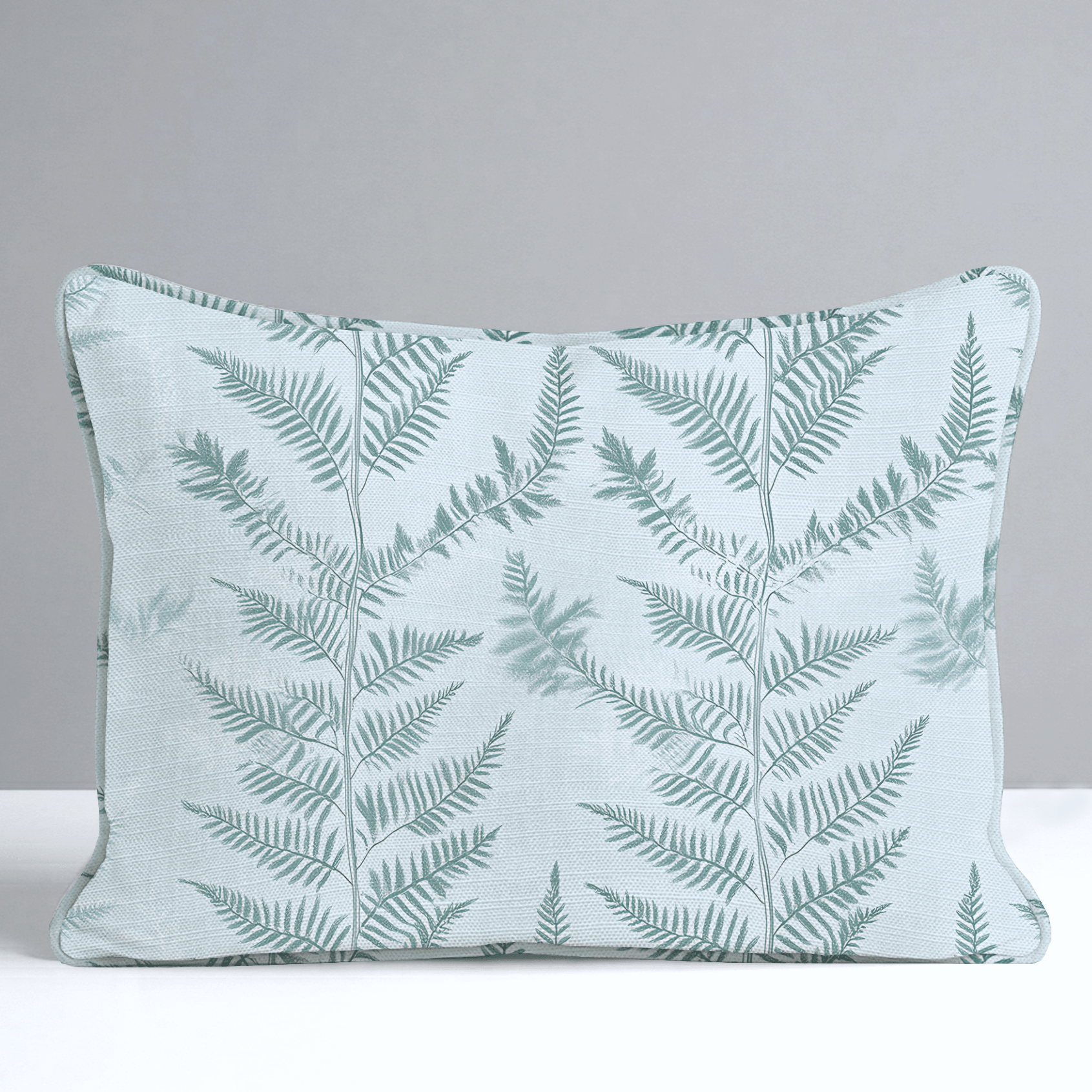 Fancy Ferns Throw Pillow - Lemon Park