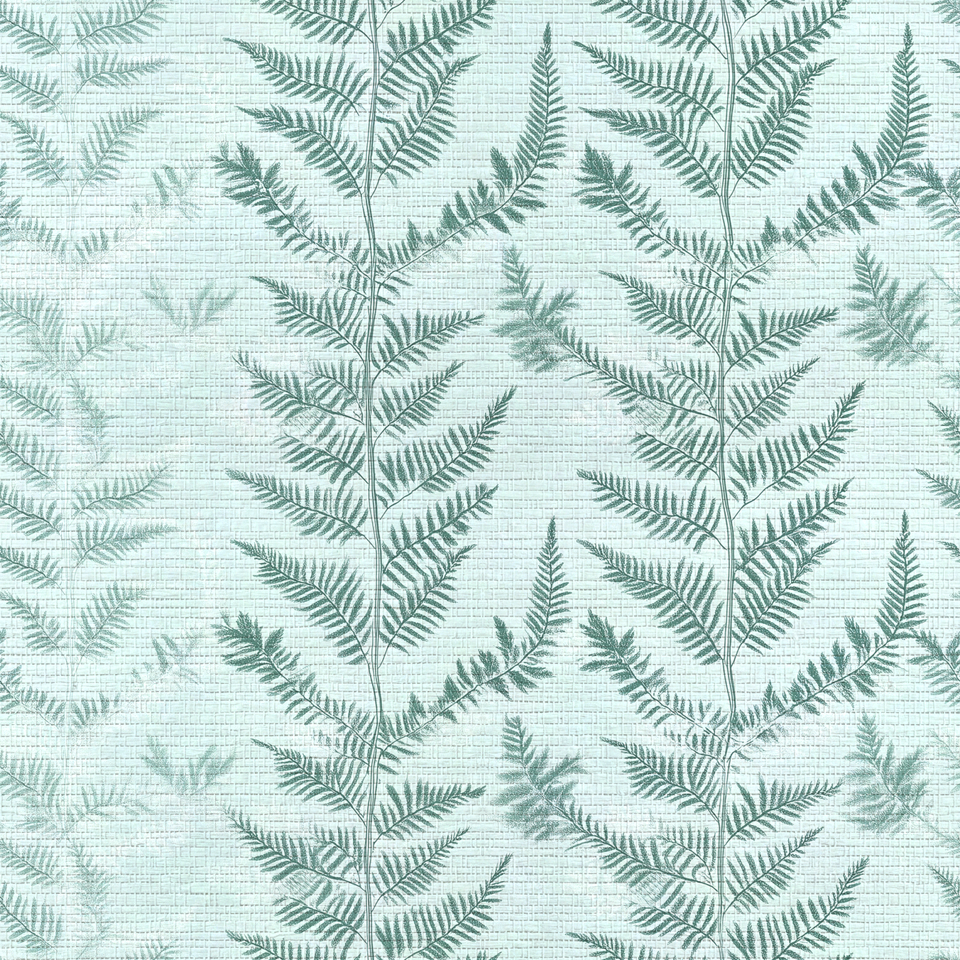 Fancy Ferns Faux Grasscloth Wallpaper