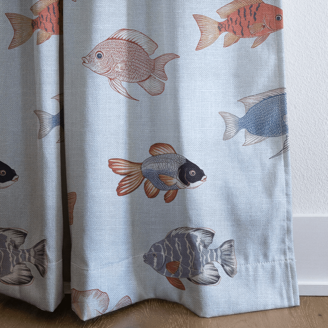 Fancy Fins - Drapery - Lemon Park