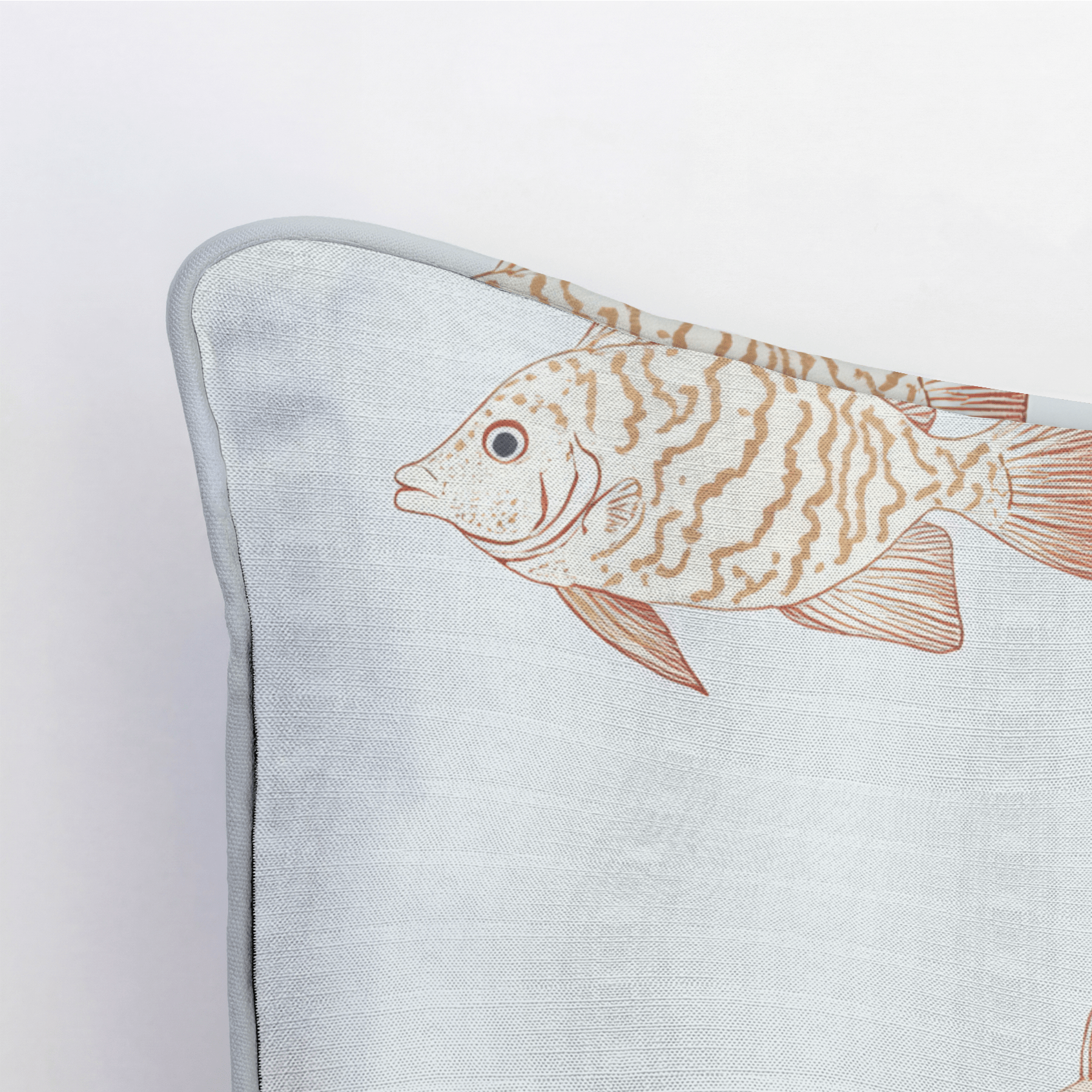 Fancy Fins Throw Pillow - Lemon Park