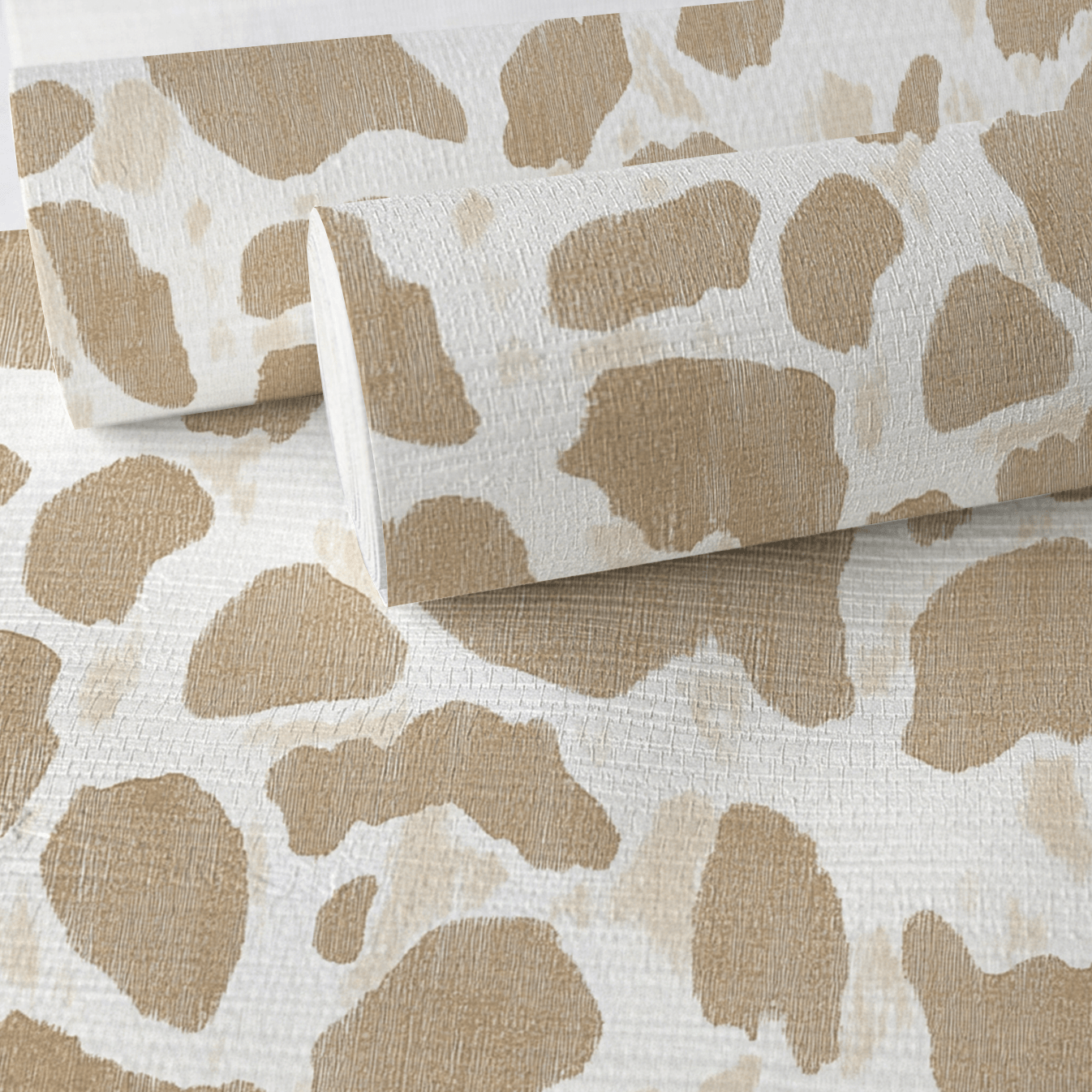 Fawn Glow Faux Grasscloth Wallpaper - Lemon Park