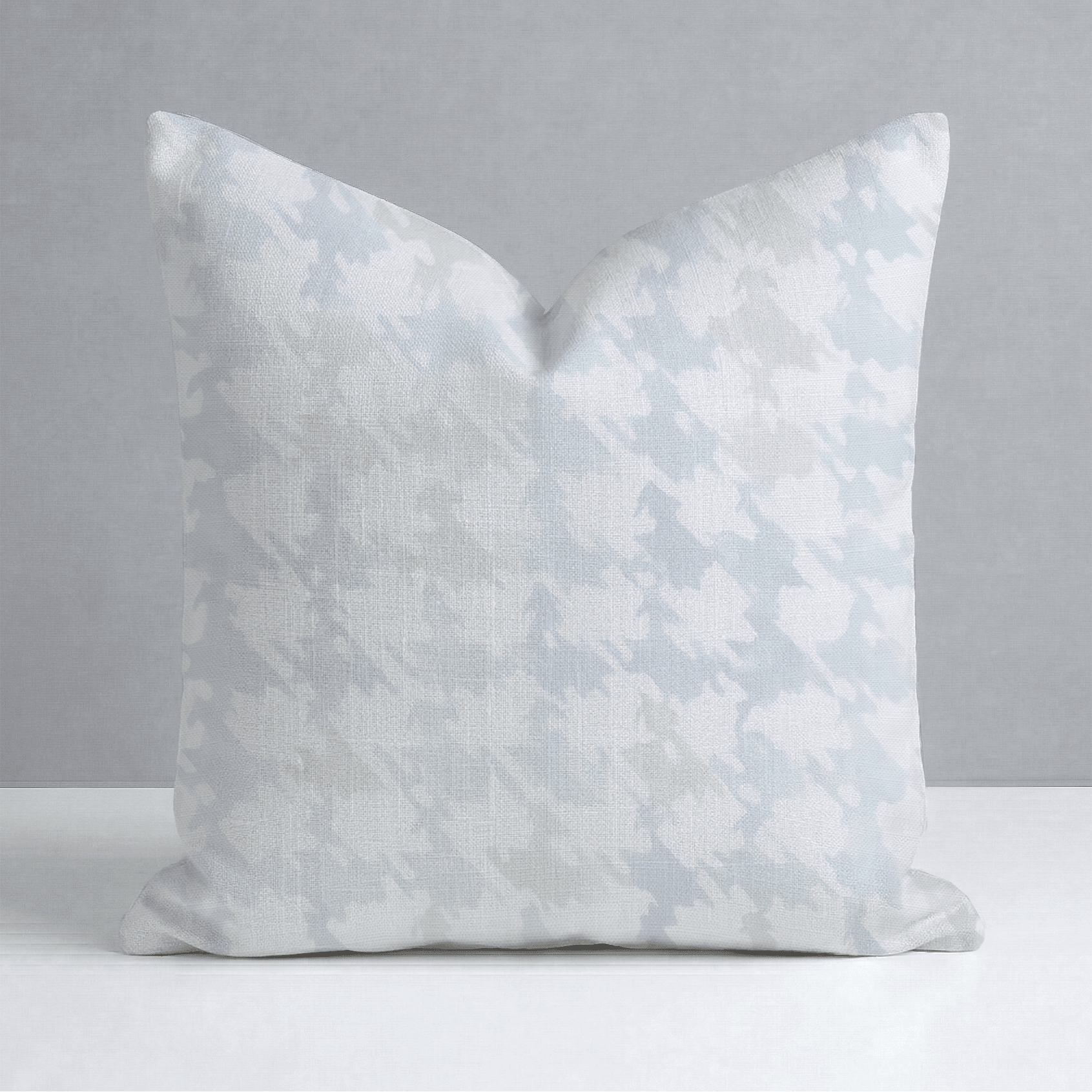 Feather Houndstooth Throw Pillow - Lemon Park