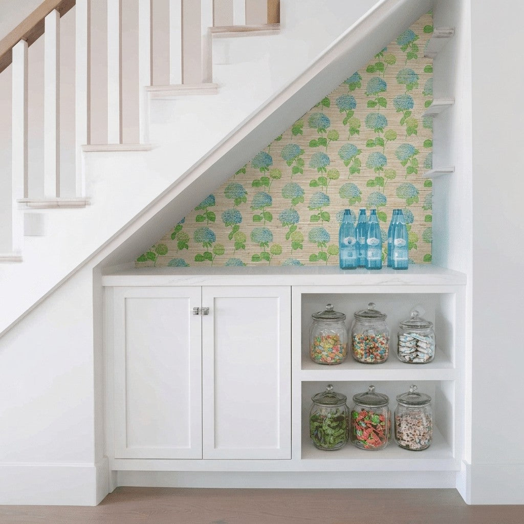 Icebox Faux Grasscloth Wallpaper
