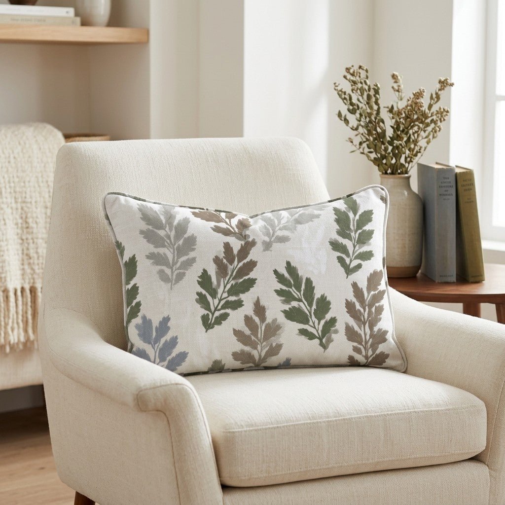 Fernway Throw Pillow - Lemon Park