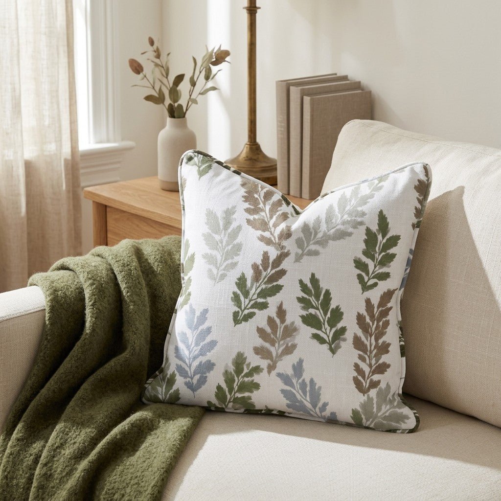 Fernway Throw Pillow - Lemon Park