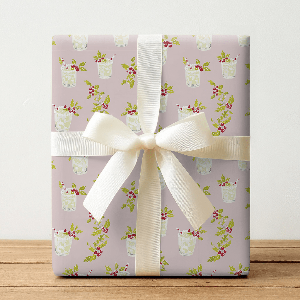 Festive Margs - Wrapping Paper - Lemon Park