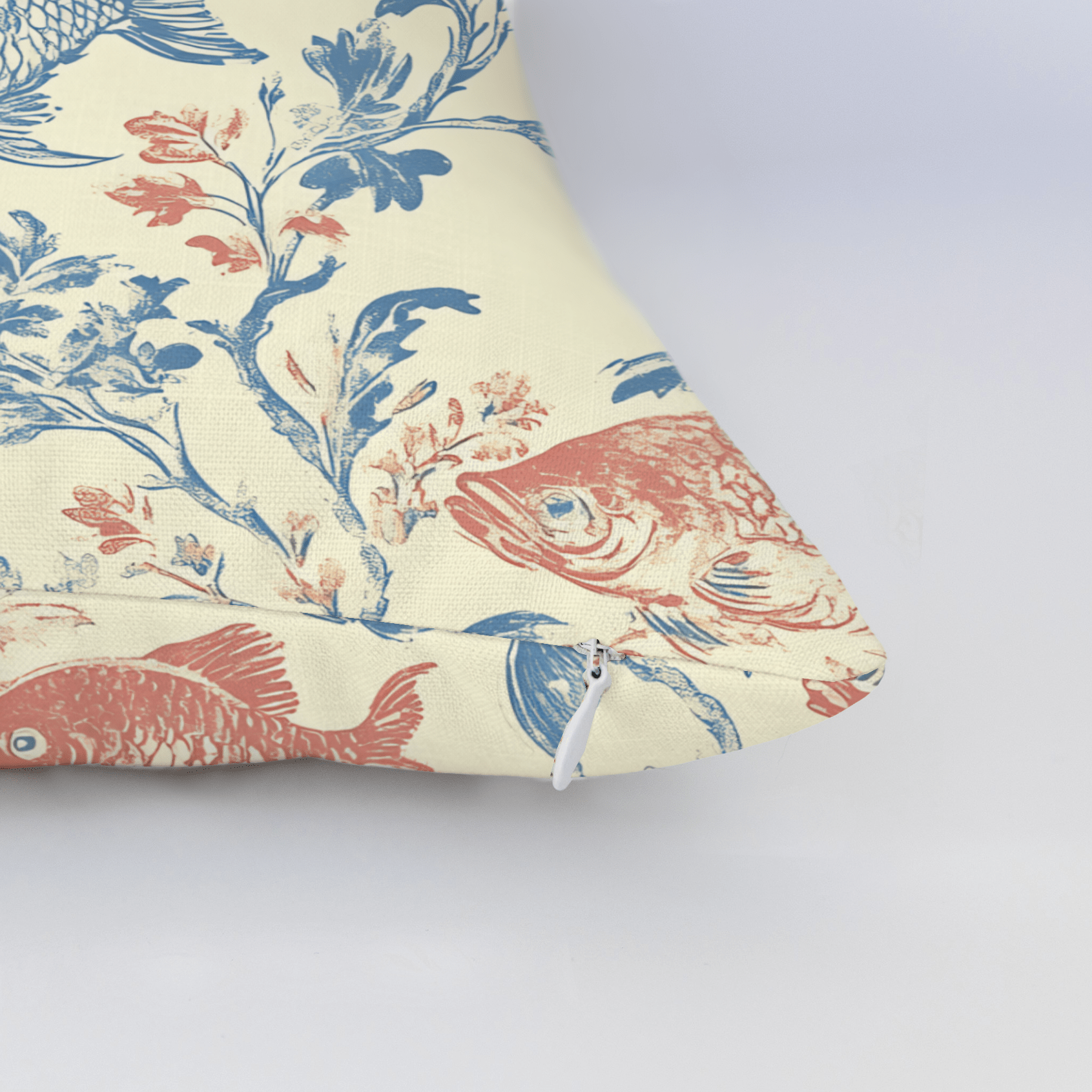 Fish Tank Throw Pillow - Lemon Park