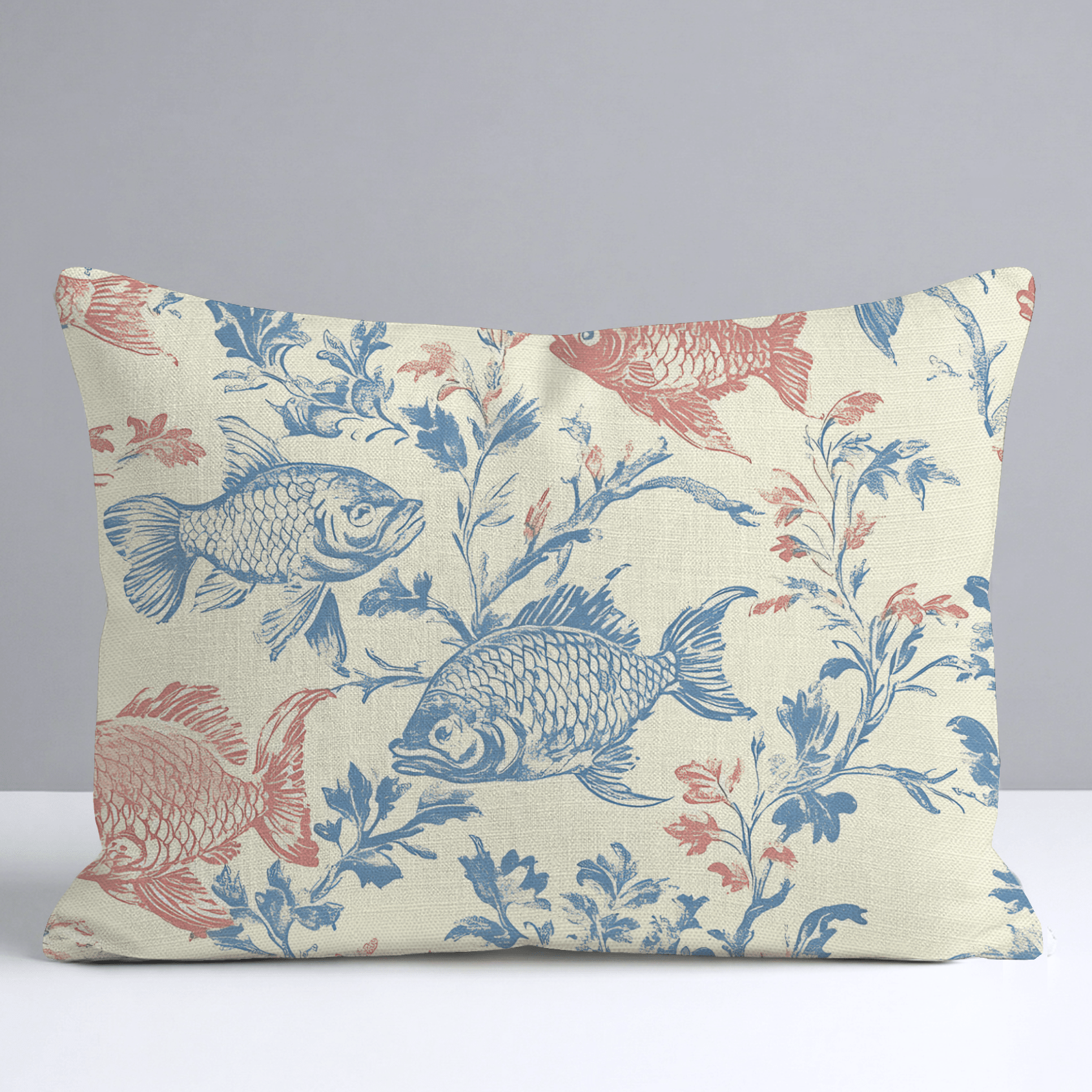 Fish Tank Throw Pillow - Lemon Park