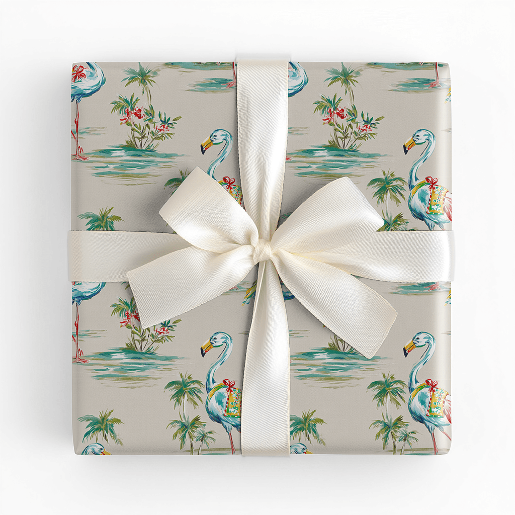 Flamingo Beach - Wrapping Paper - Lemon Park
