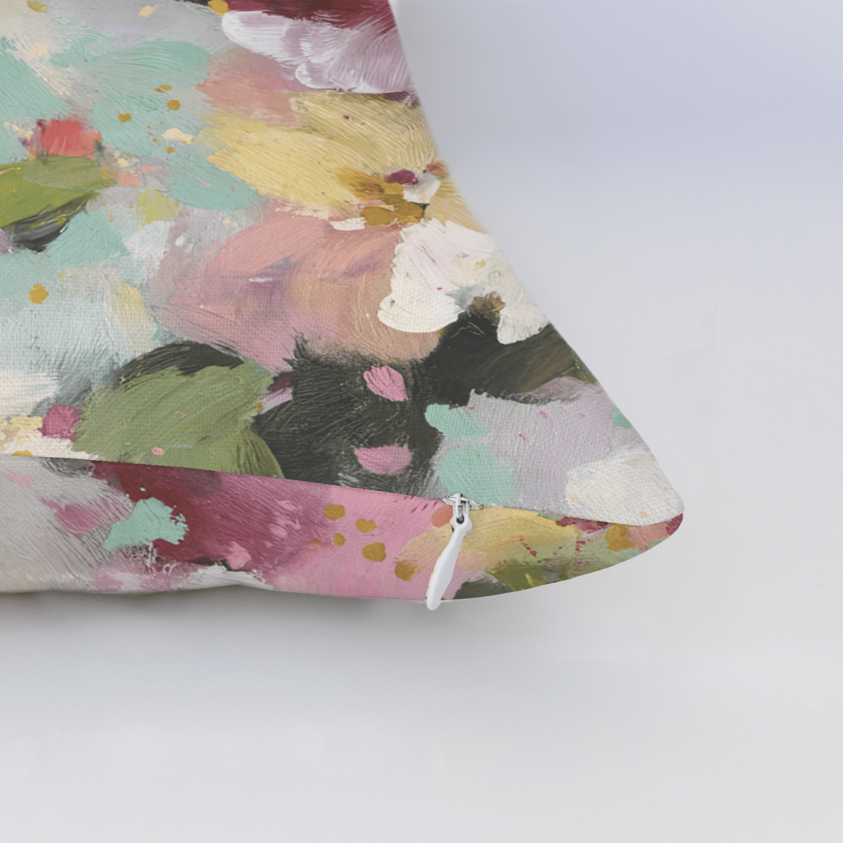 Fleur Garden Throw Pillow - Lemon Park