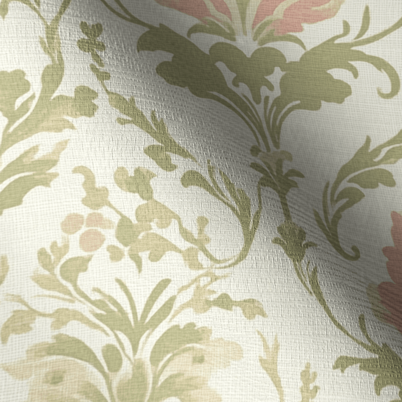 Fleur Harmony Faux Grasscloth Wallpaper - Lemon Park