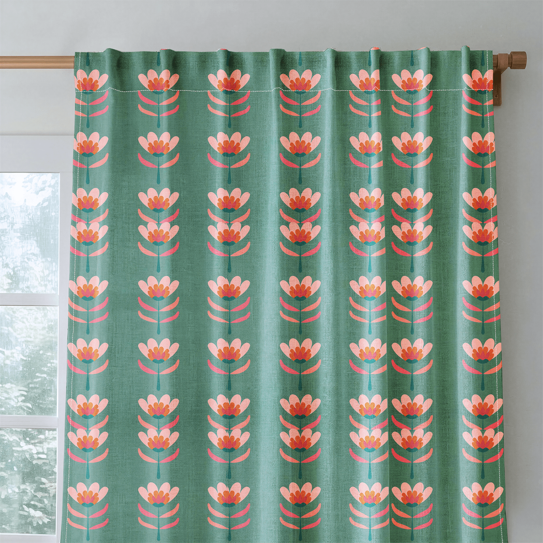 Flora Charm - Drapery - Lemon Park