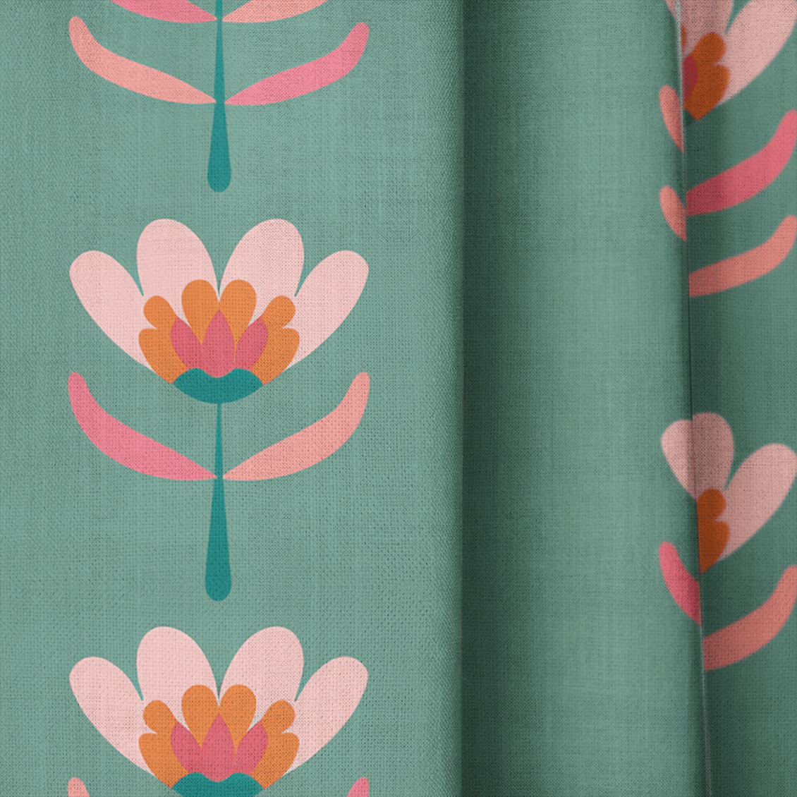 Flora Charm - Drapery - Lemon Park