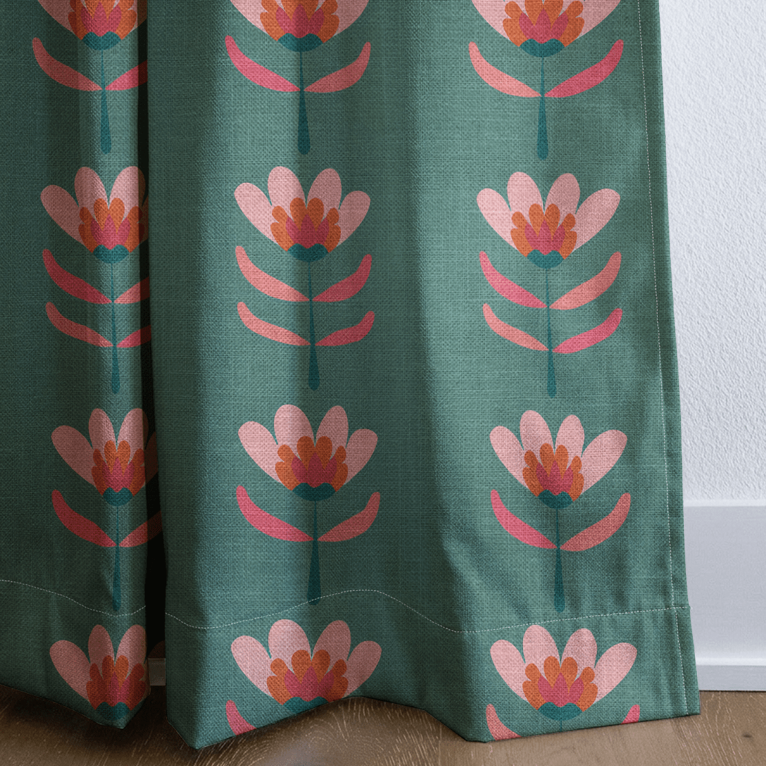 Flora Charm - Drapery - Lemon Park