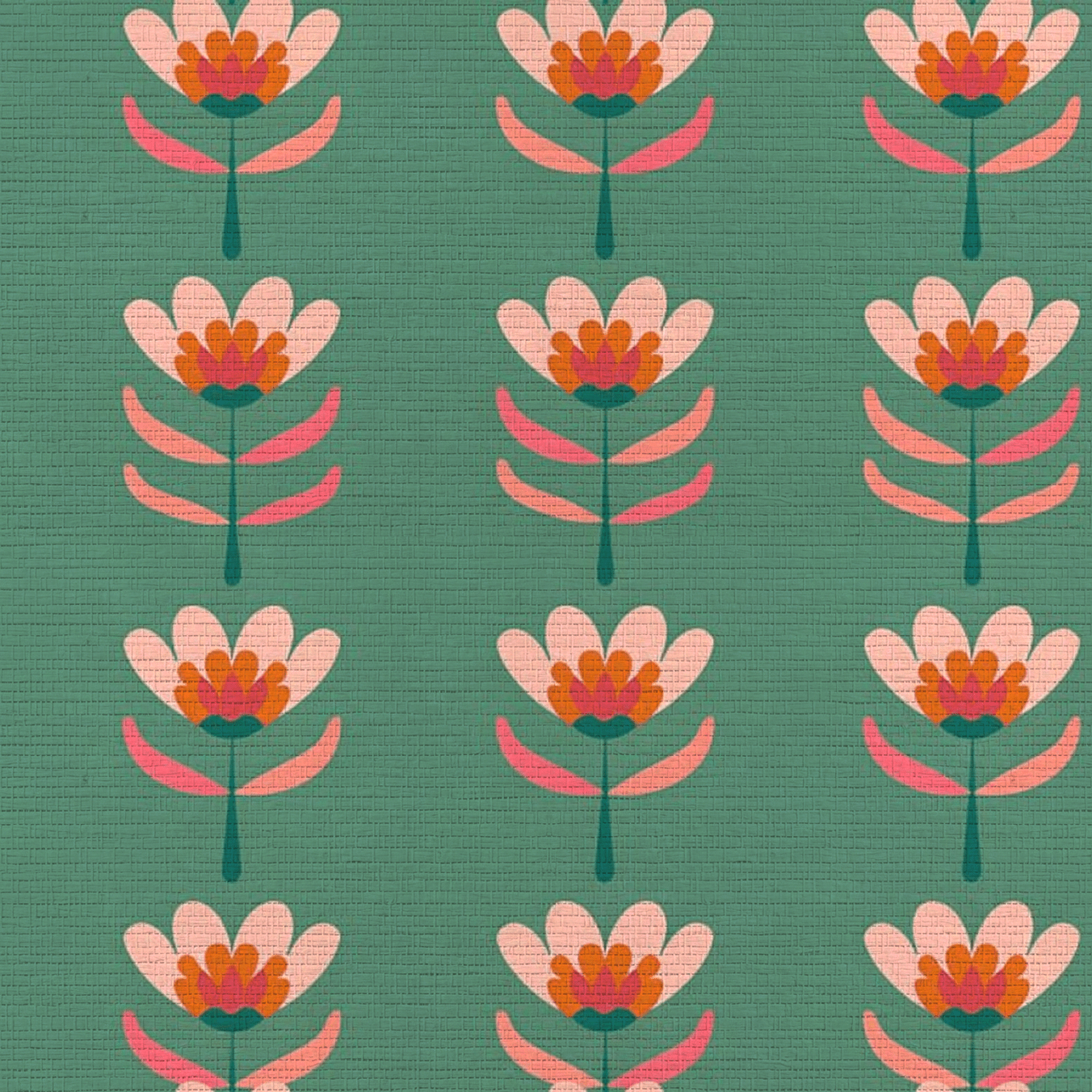 Flora Charm Faux Grasscloth Wallpaper - Lemon Park