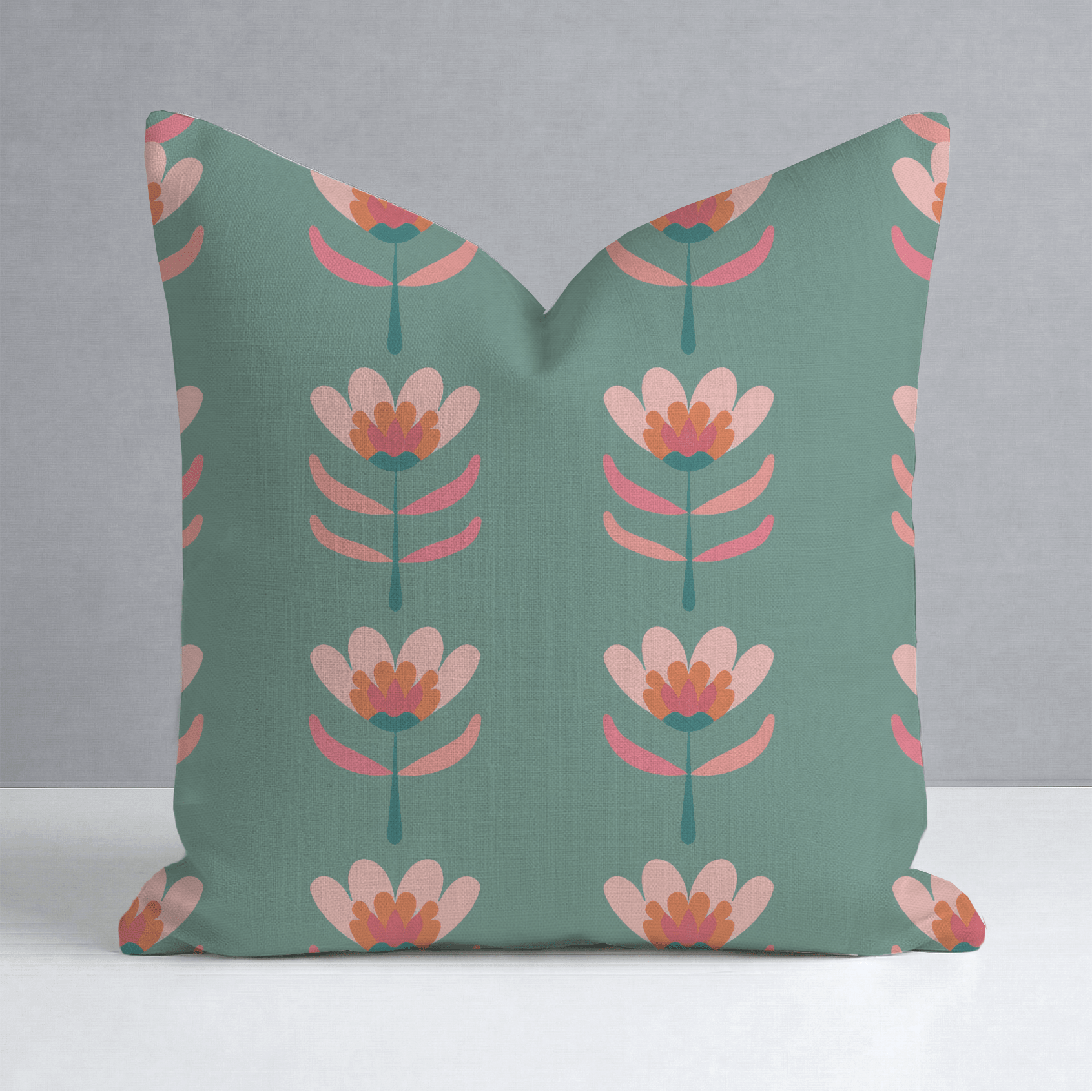 Flora Charm Throw Pillow - Lemon Park