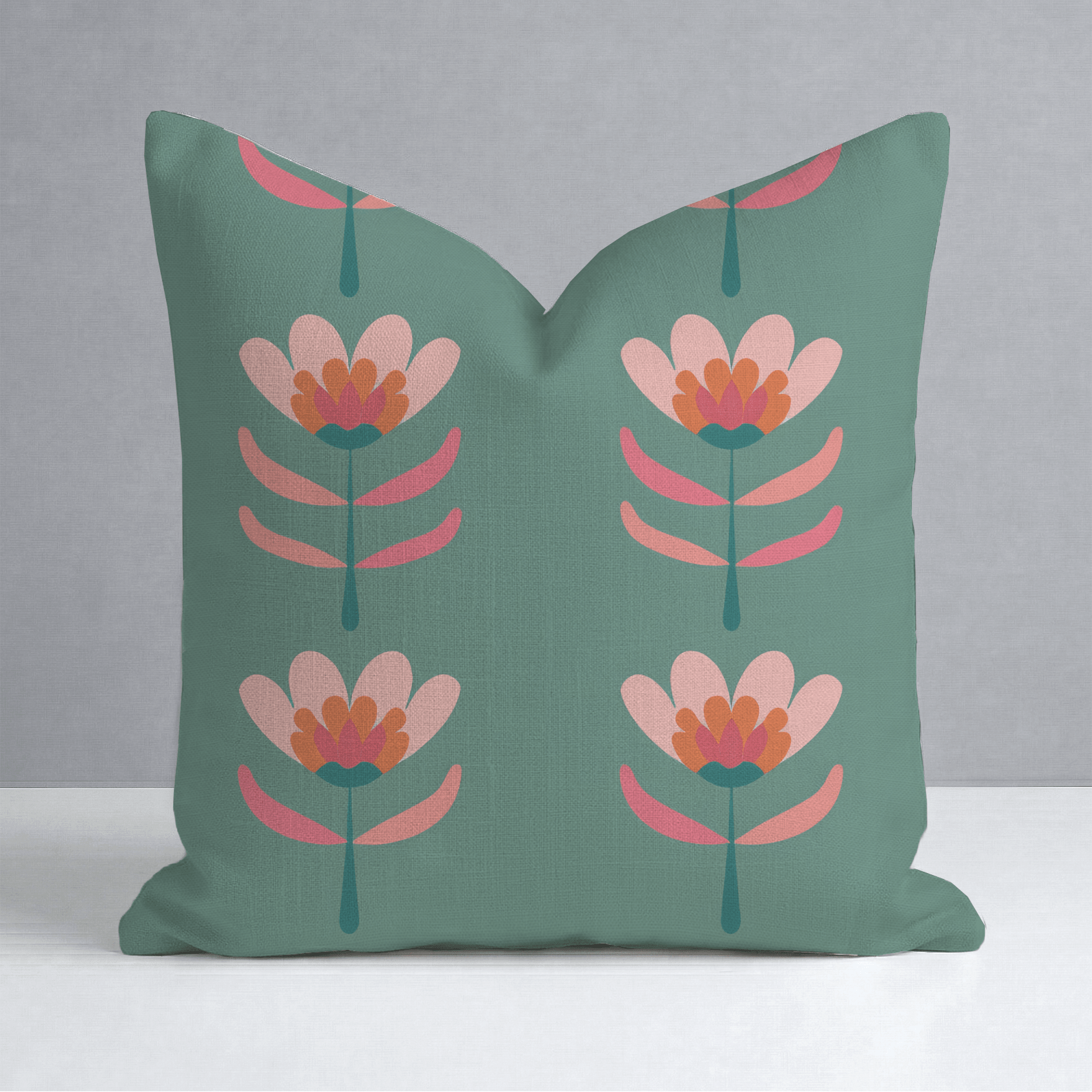 Flora Charm Throw Pillow - Lemon Park