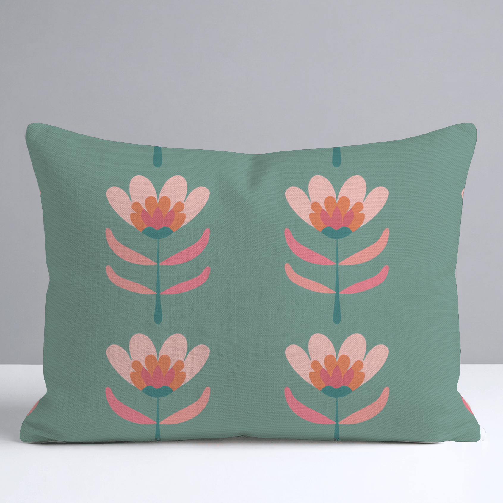 Flora Charm Throw Pillow - Lemon Park
