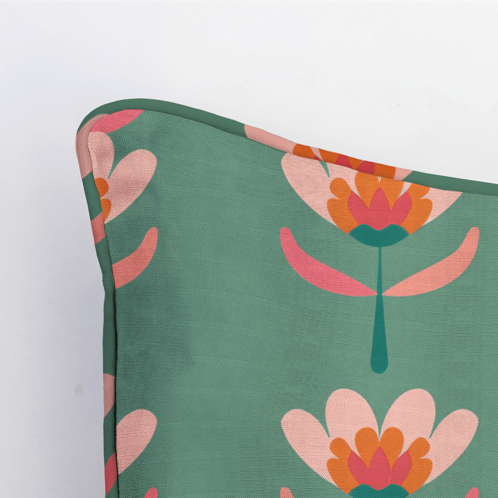 Flora Charm Throw Pillow - Lemon Park