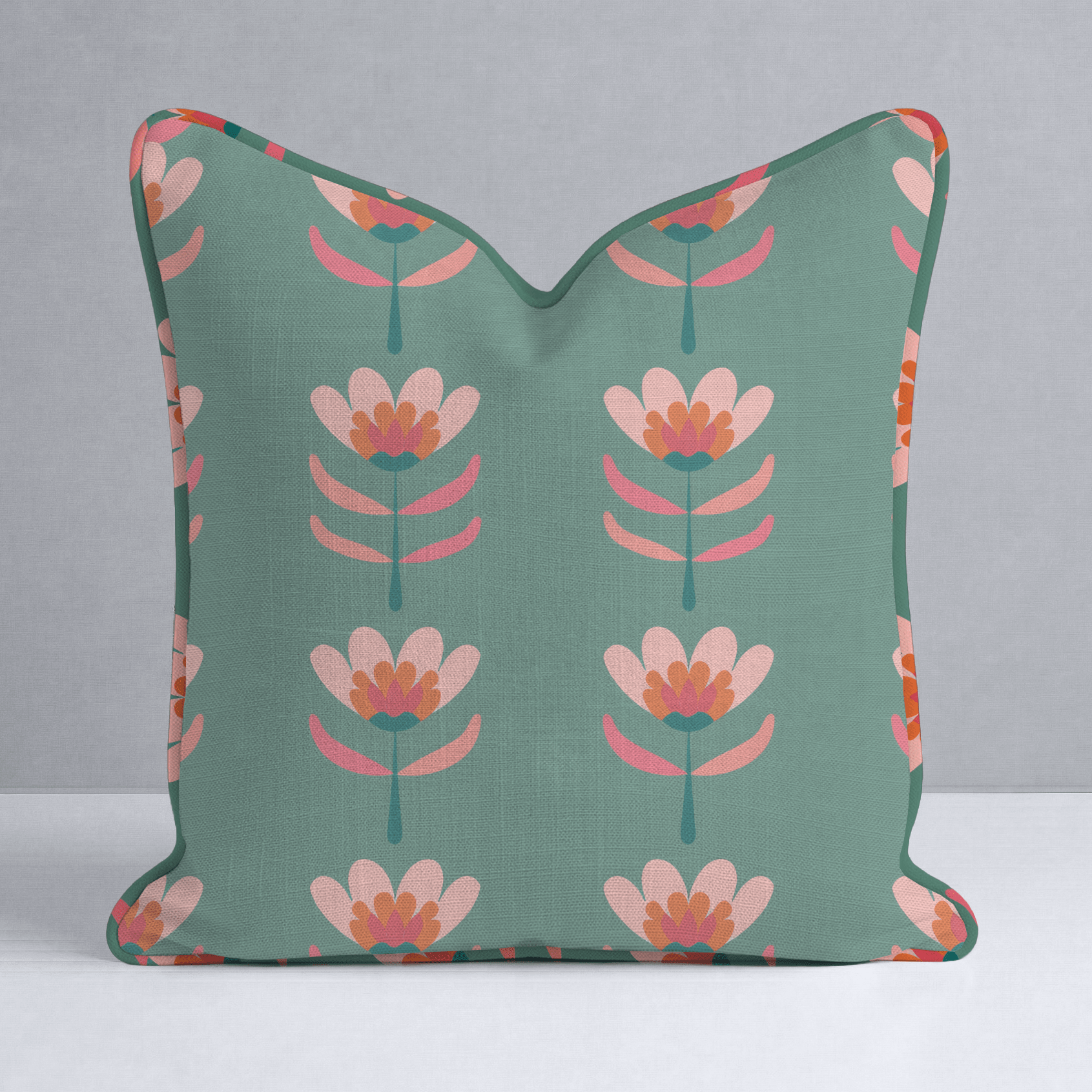 Flora Charm Throw Pillow - Lemon Park