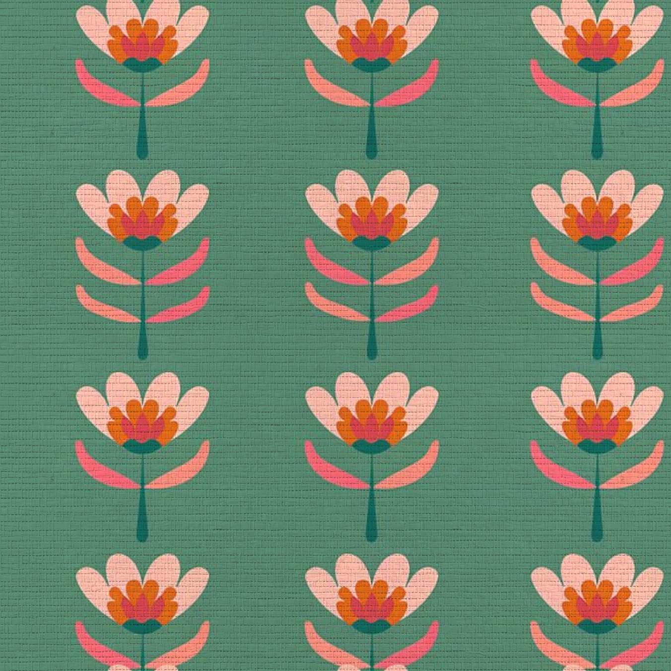 Flora Charm Faux Grasscloth Wallpaper
