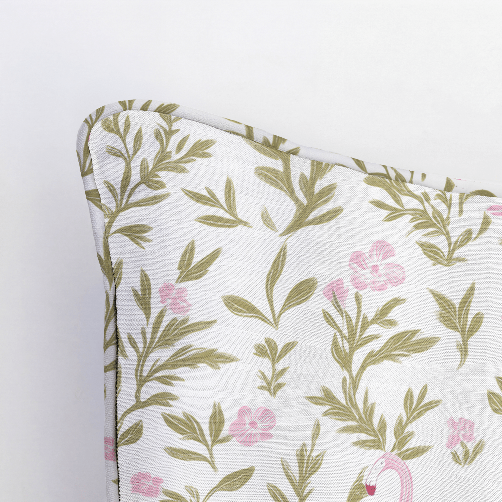 Flora Flamingo Throw Pillow - Lemon Park