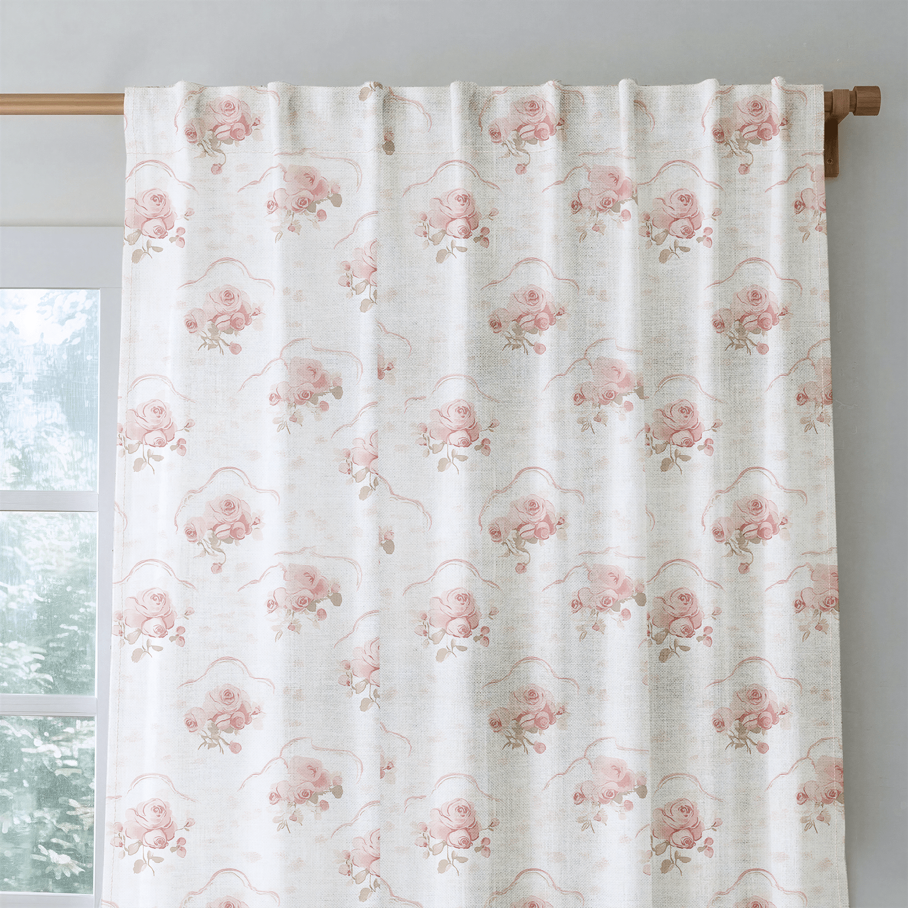 Floral Cameo - Drapery - Lemon Park
