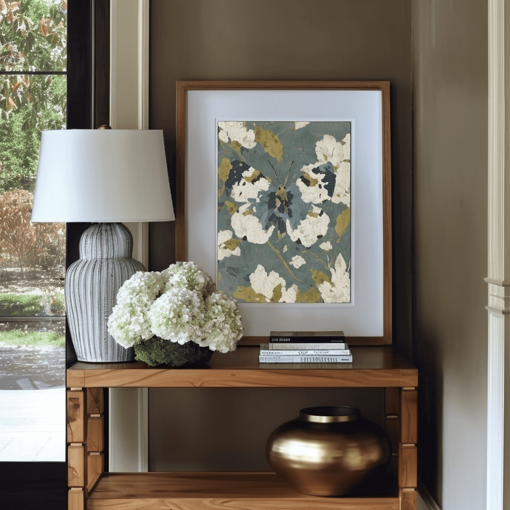 Flutter in Blue - Art Print - Lemon Park
