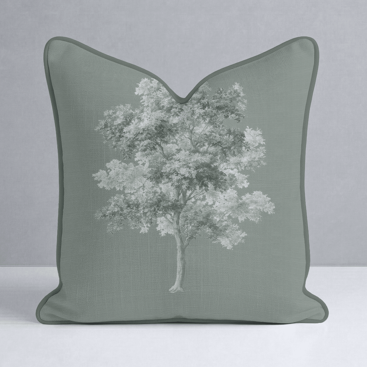 Fog & Found Canopy Throw Pillow - Lemon Park