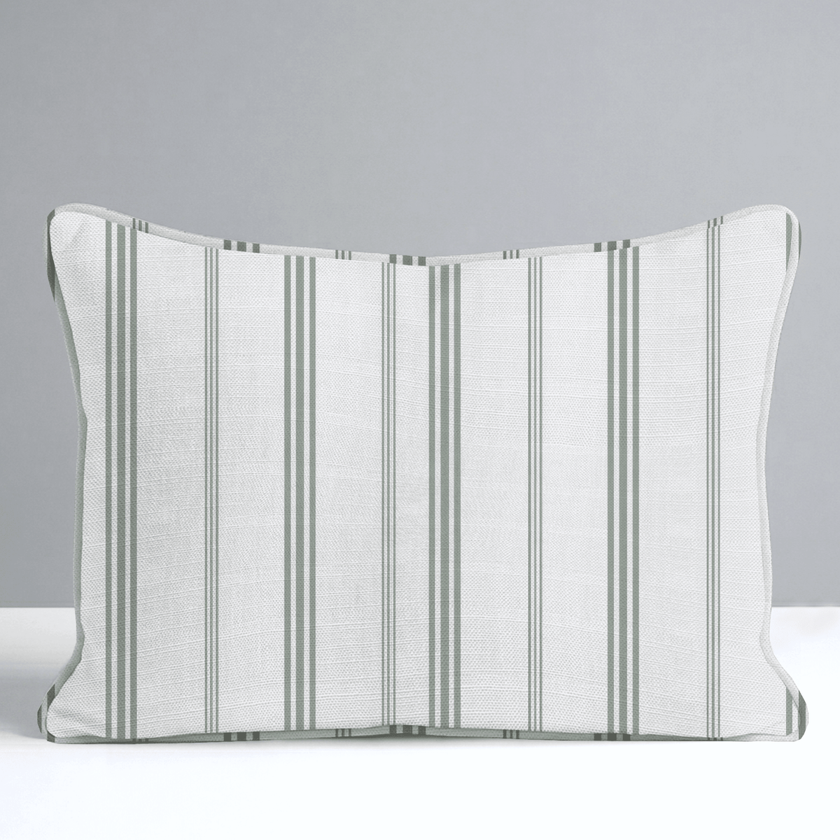 Fog & Found Cream Stripe Throw Pillow - Lemon Park