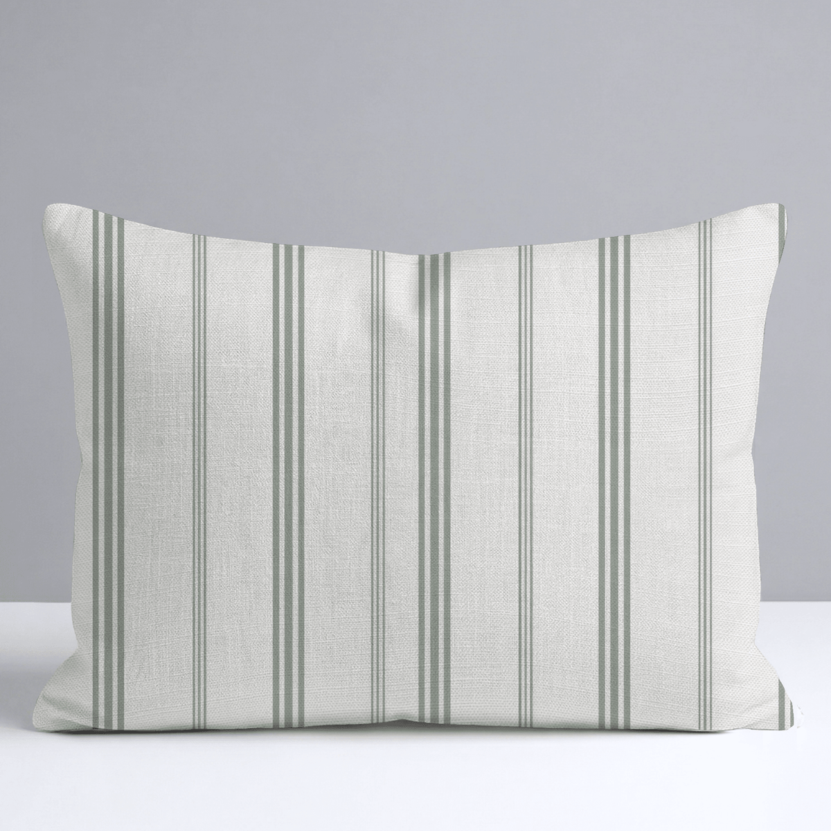 Fog & Found Cream Stripe Throw Pillow - Lemon Park